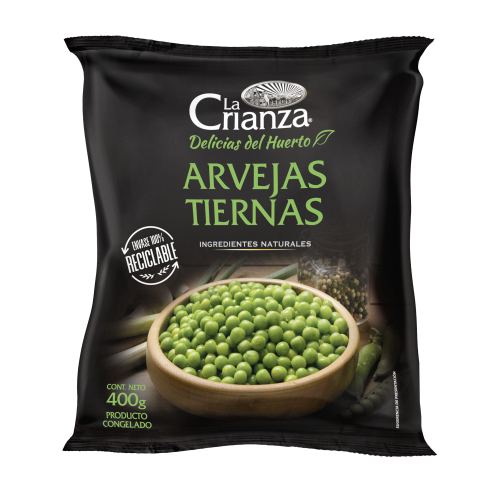 Arvejas Tiernas (400g)_La Crianza_Envasado